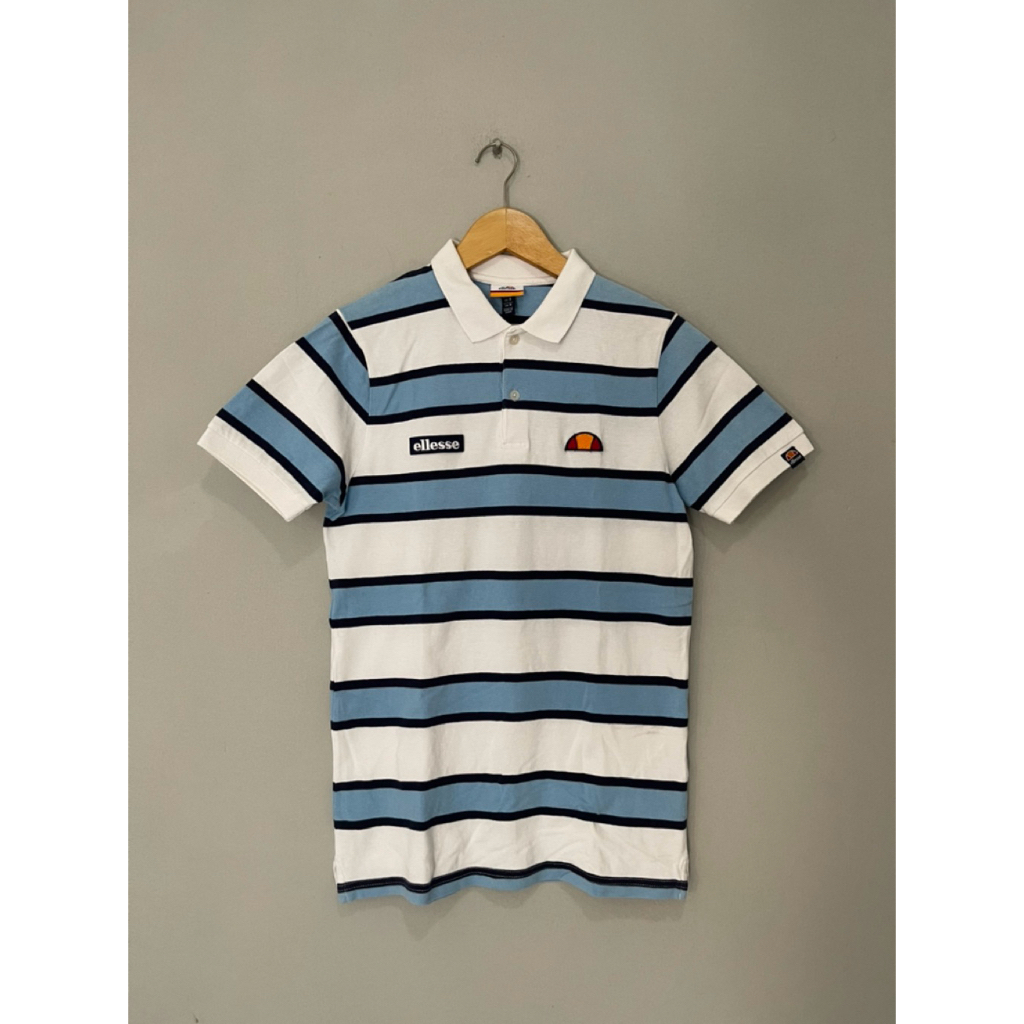 Polo Shirt Ellesse Original / Kaos Polo Ellesse Salur Original / Polo Ellesse Strip Second / Polo El