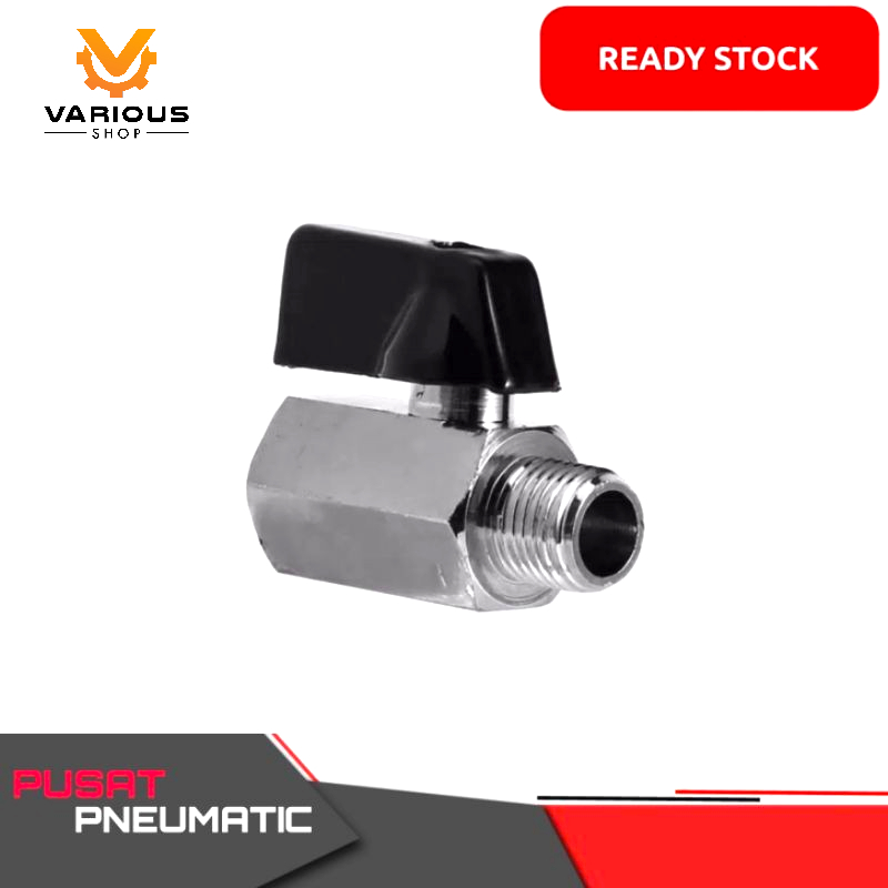 Mini Ball valve Male 1/4" inch Import Quality