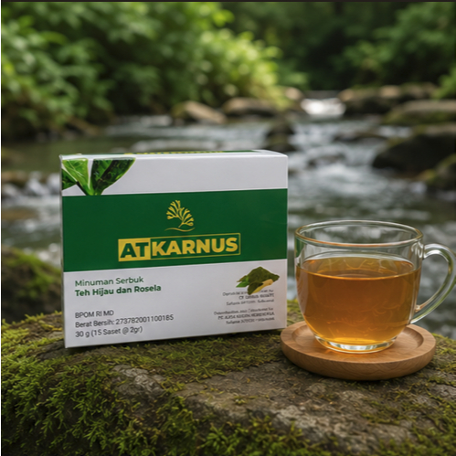 Teh Hijau Rosella AT KARNUS / ALGA TEA 15 Sachet Original