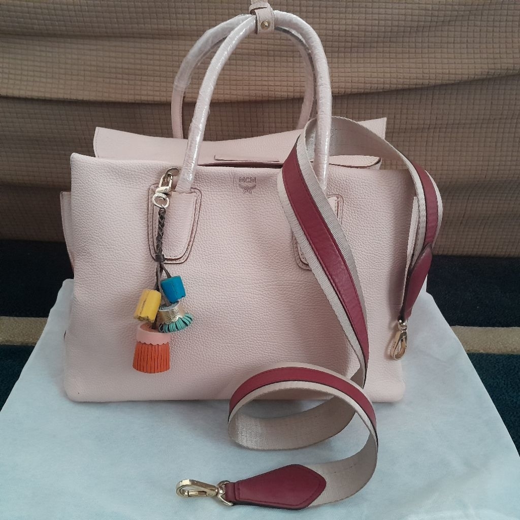 tas Milla PL medium/tas MCM second/tas mcm original/milla mcm