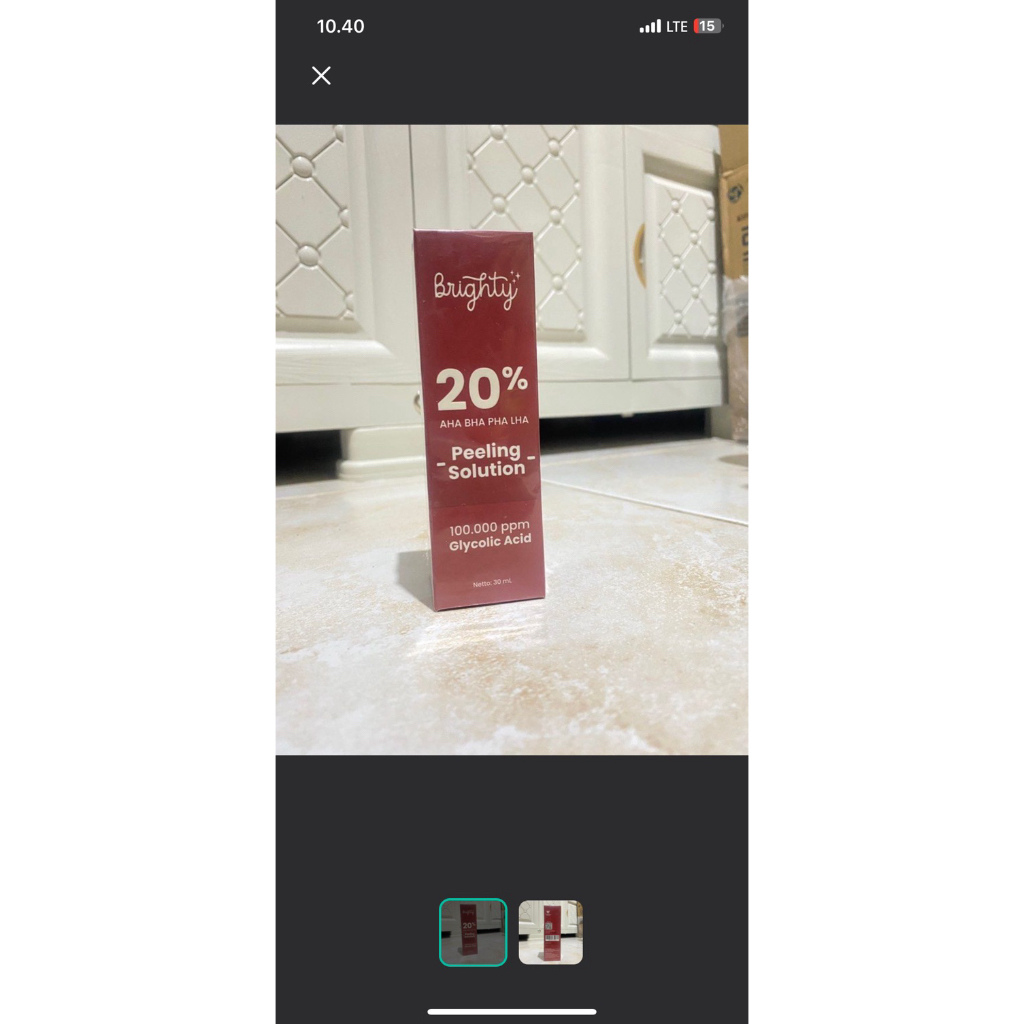peeling brigty body serum