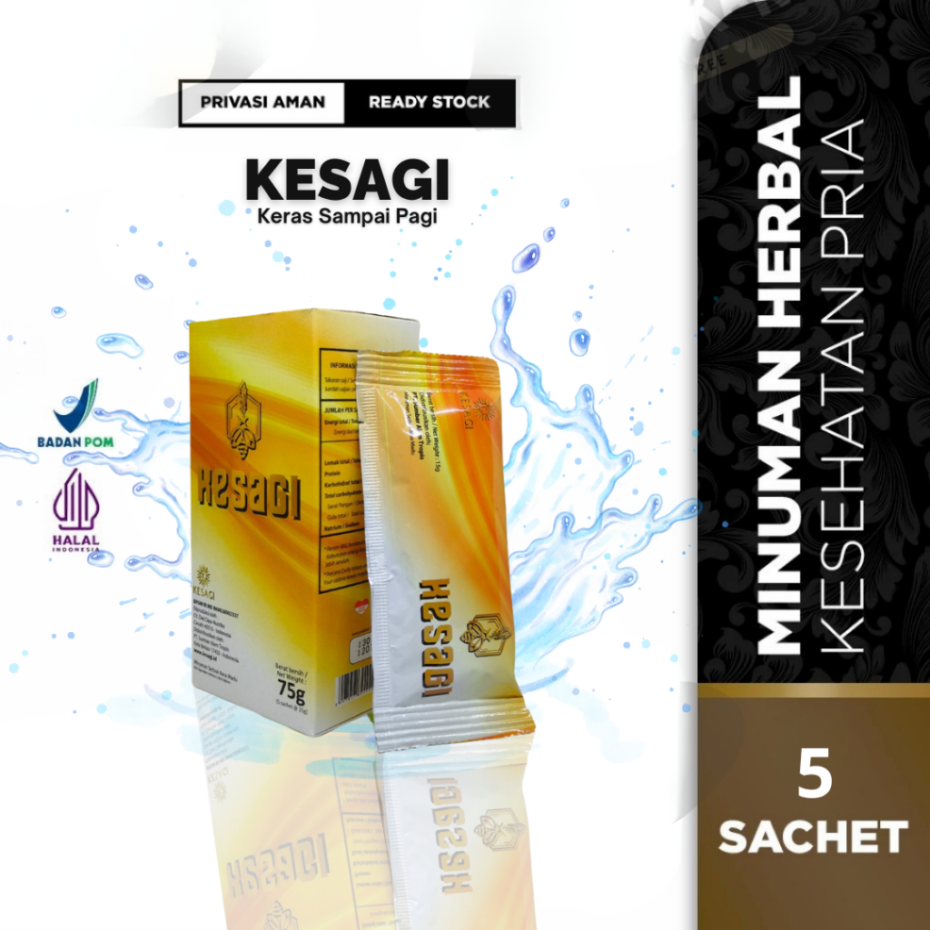 MADU Kesagi Minuman Serbuk 1Box Isi 5 Sachet Original