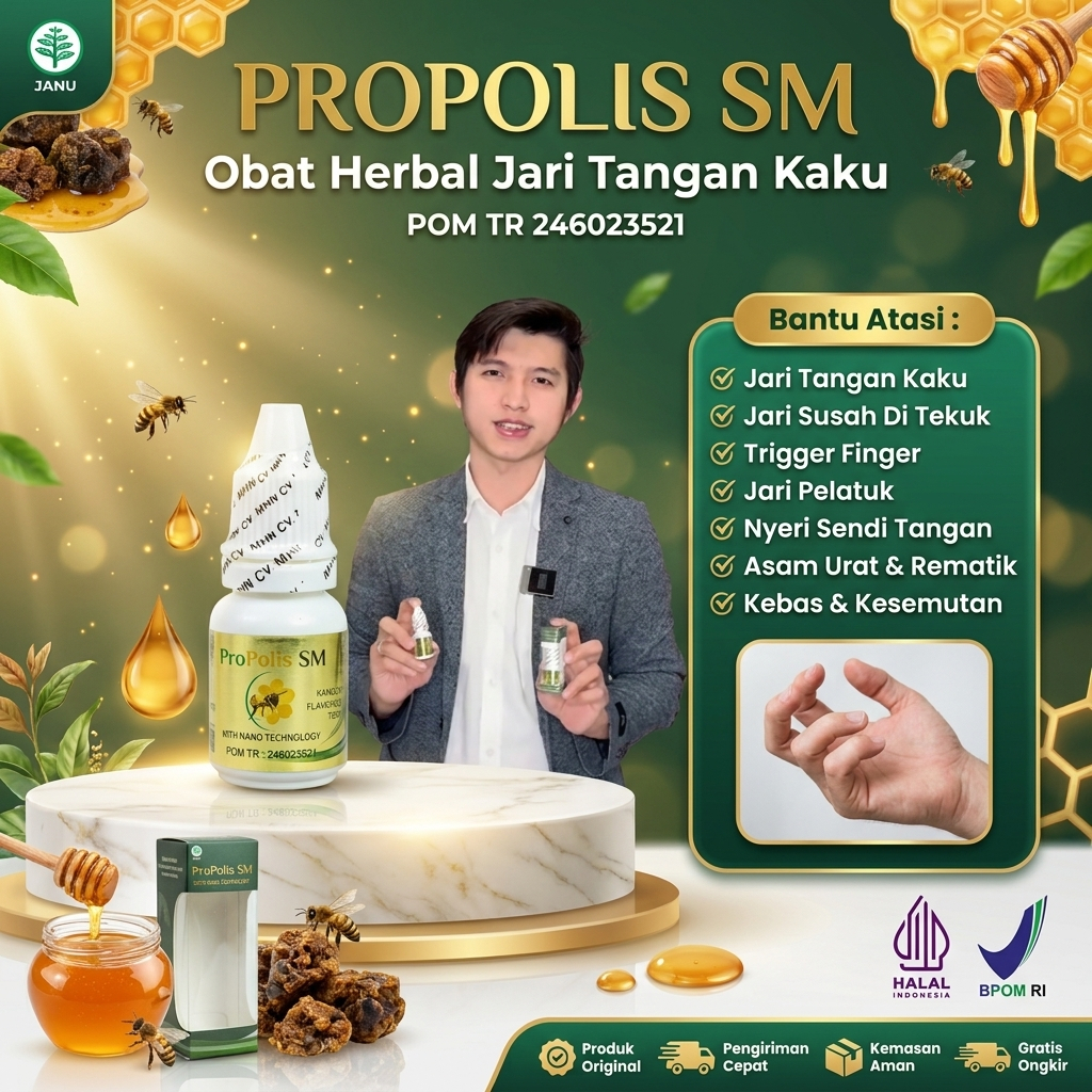 Obat Jari Pelatuk Trigger Finger - Obat Jari Tangan Kaku Dan Nyeri Susah Ditekuk - Obat Trigger Fing