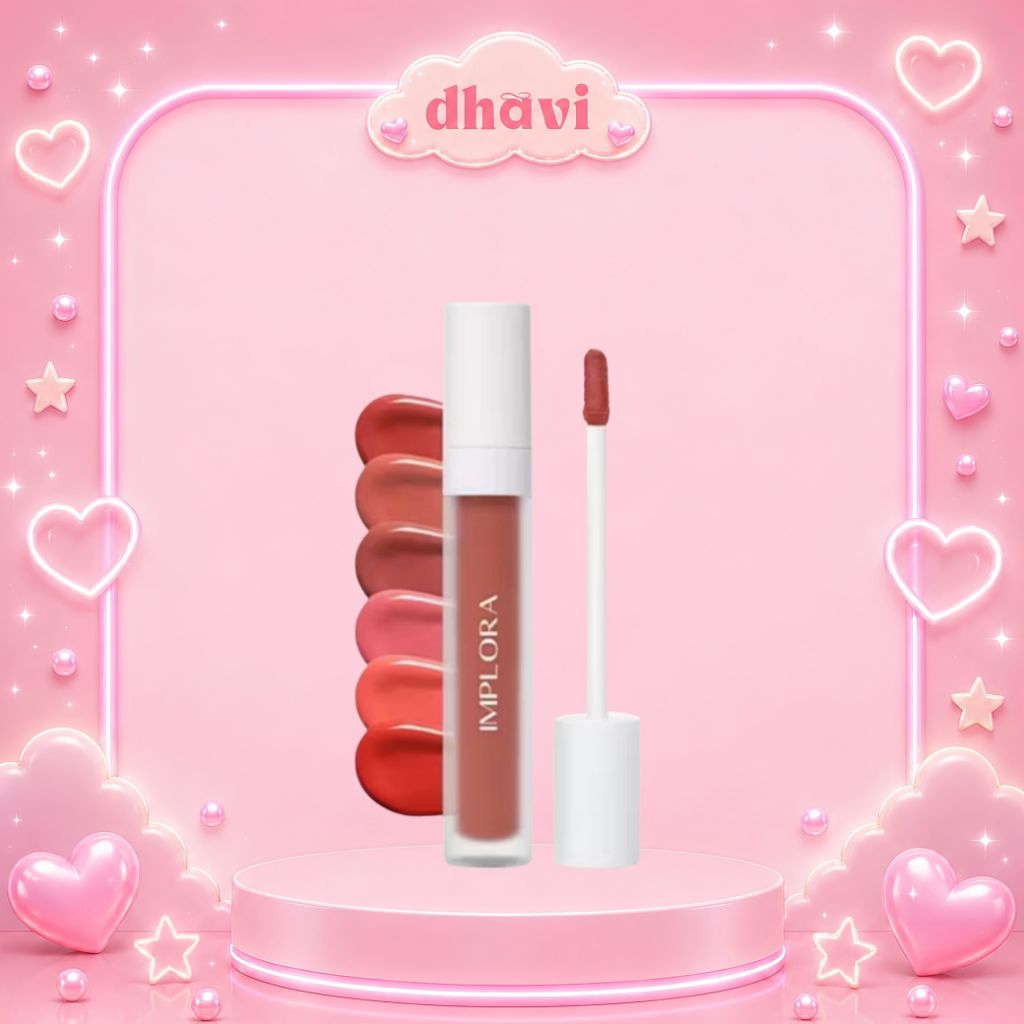 IMPLORA Lip Velvet Attractive Fearless Honest Serenity Lips Cream 6 Shades Original