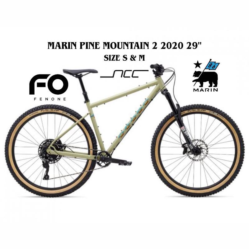 MARIN PINE MOUNTAIN 2 2020 29" GREEN MTB FULL BIKE / SEPEDA GUNUNG MARIN MTB / MARIN SEPEDA MTB SEPE