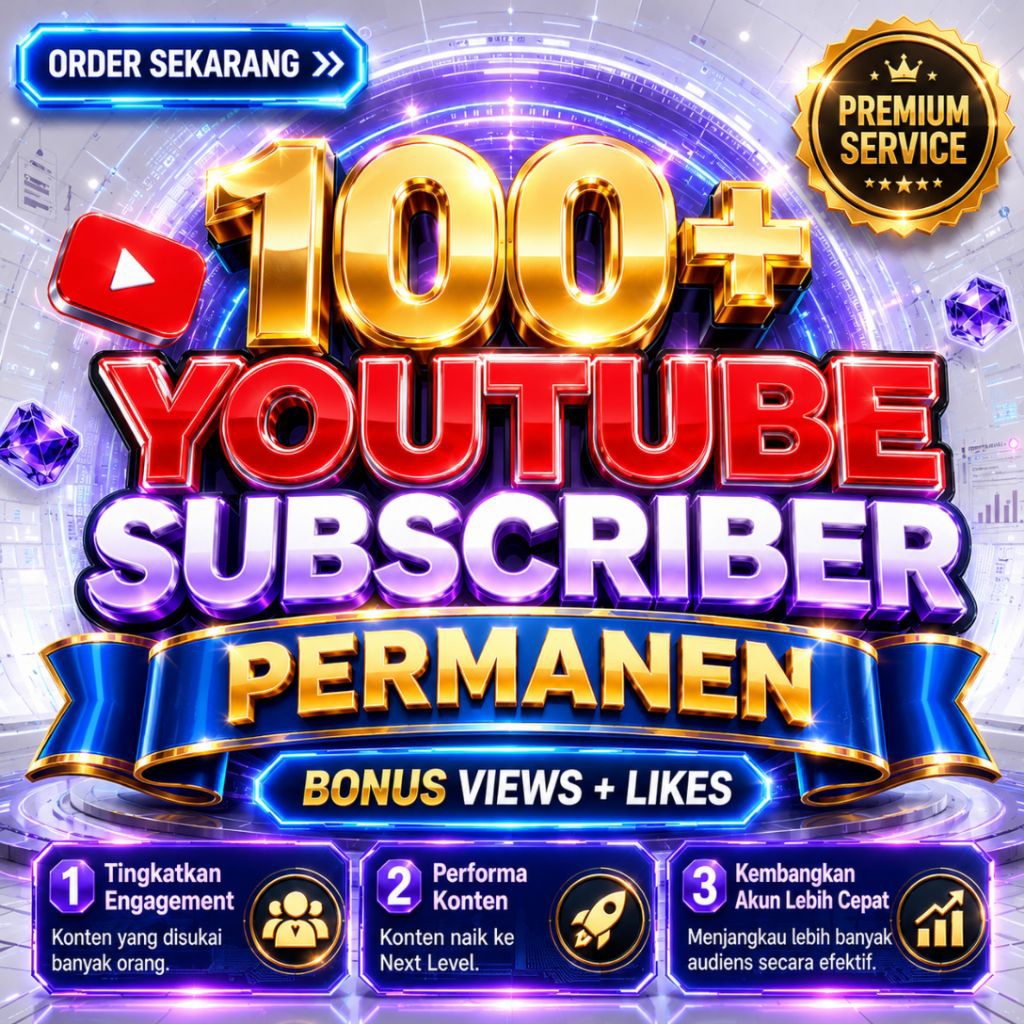 Subscriber Youtube Terbaik 100 Subscriber