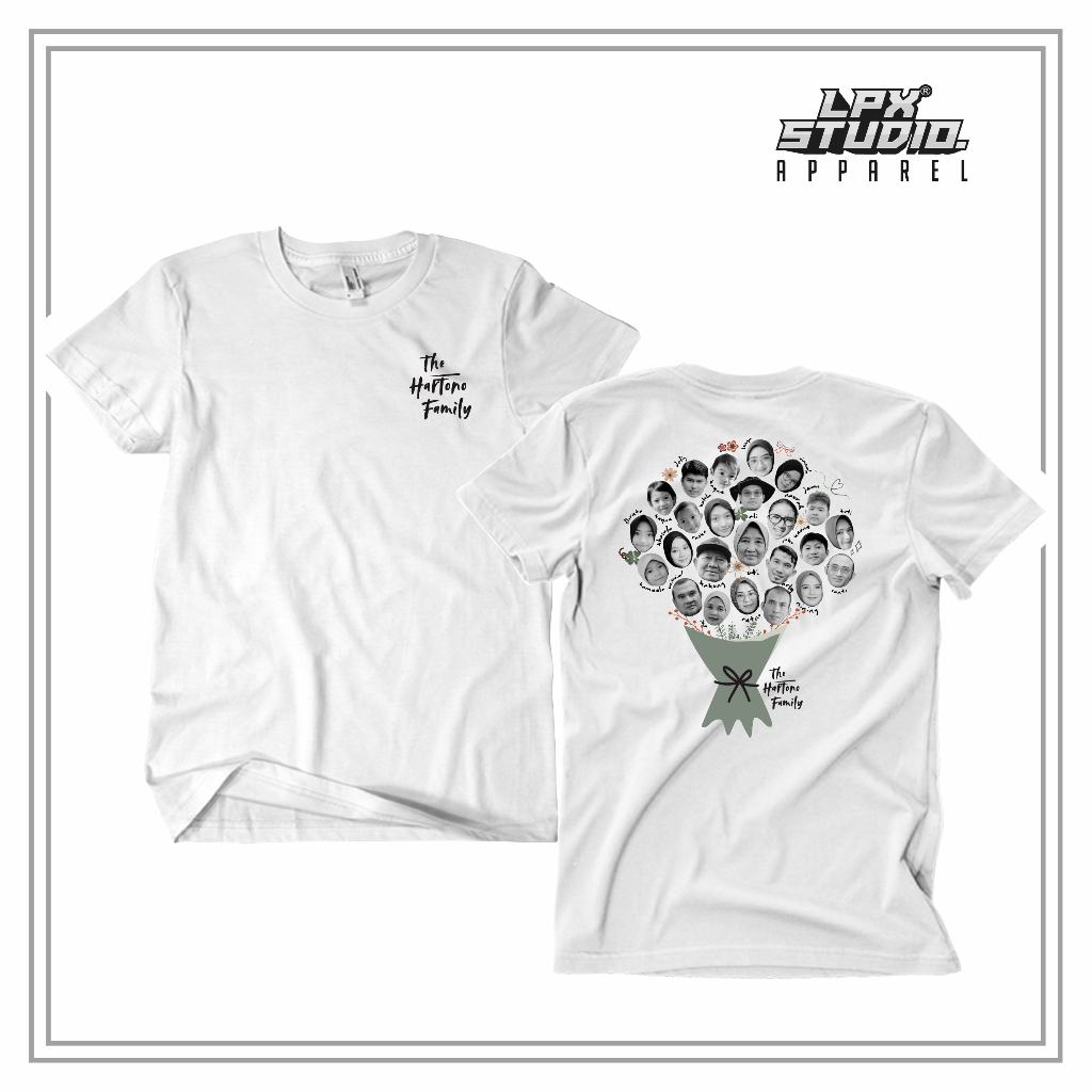 Kaos Keluarga Family Gathering Bebas Custom Desain Free