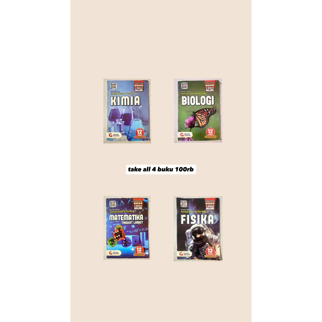 KODING IPA SMA Kelas 12 - 4 Buku