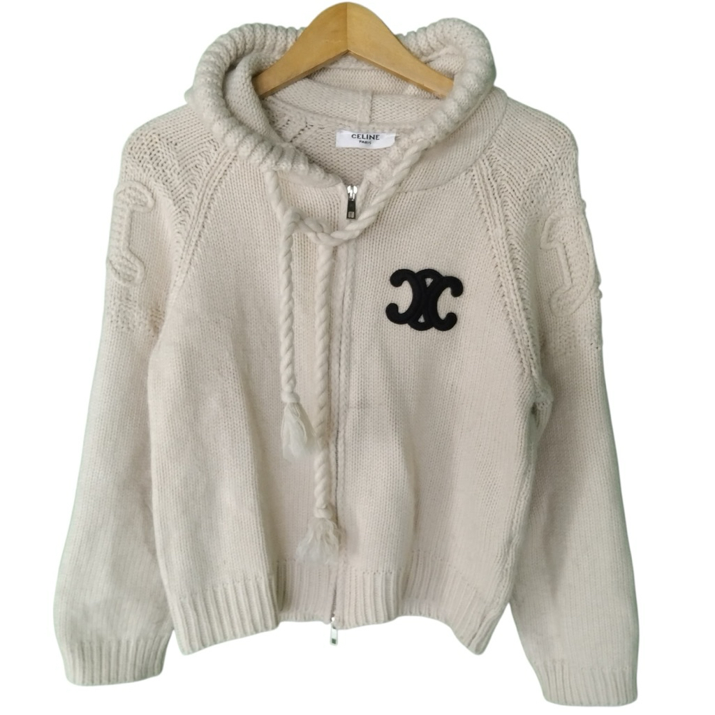Celine Knit jacket Broken white
