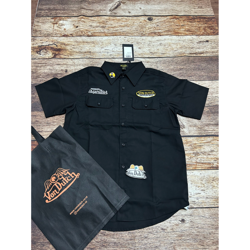 Workshirt kemeja vondutch new motorcycle