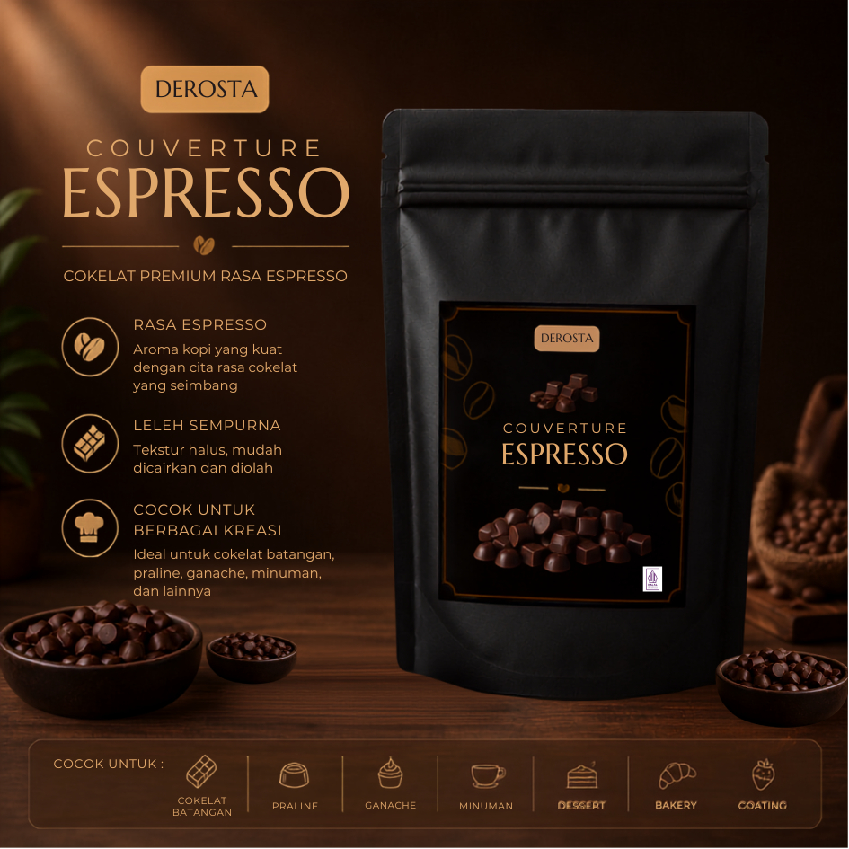 Espresso Couverture Chocolate