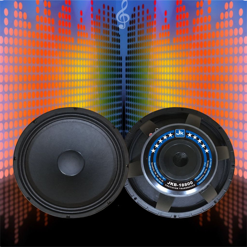 Speaker component 18 inch Jk coustic JKB 18800