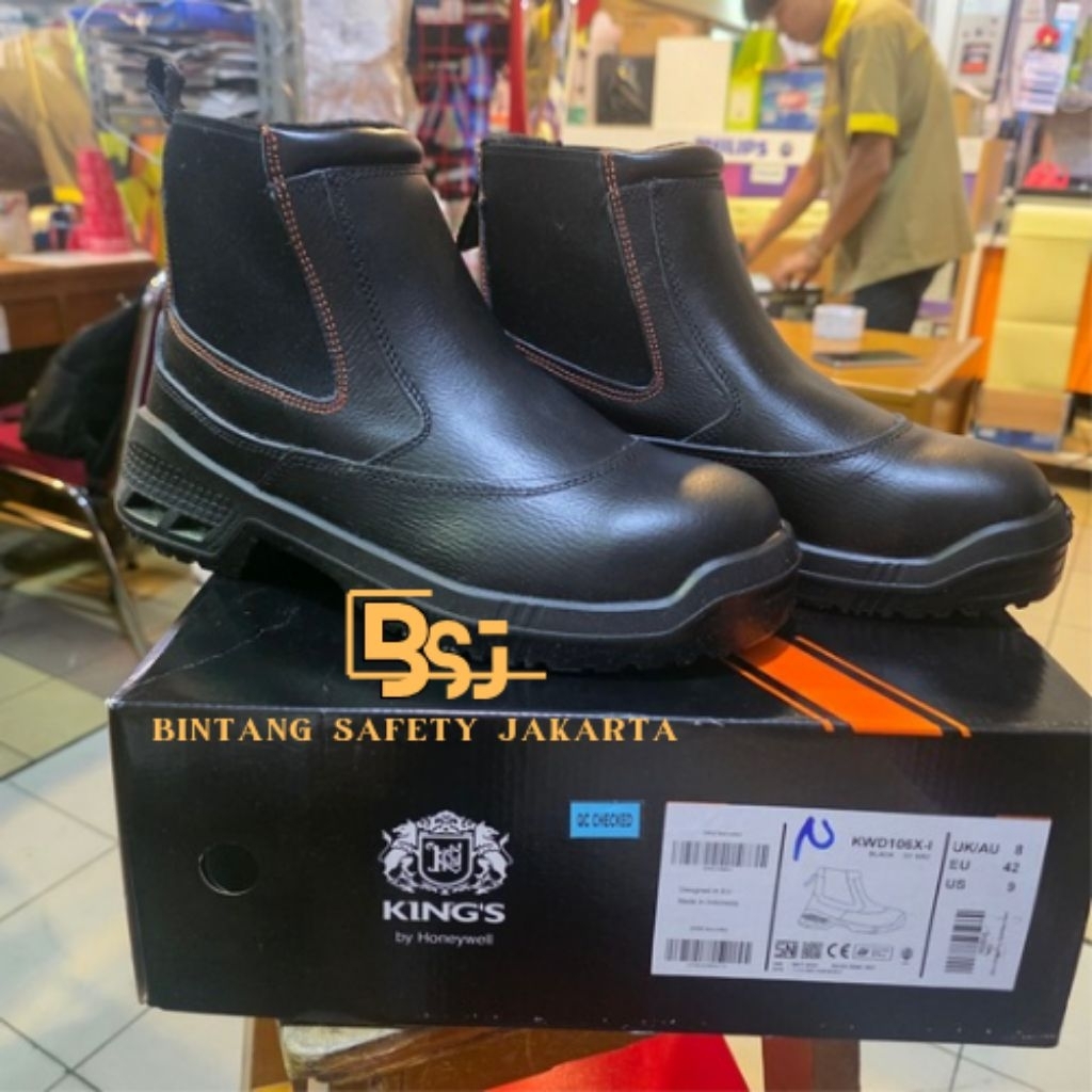 Sepatu Safety Kings KWD 106X Hitam / Sepatu Kings Original KWD 106 X By Honeywell Original