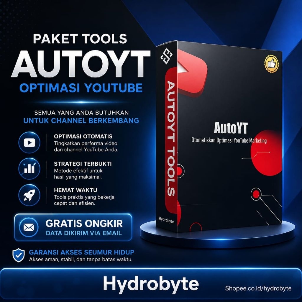 AUTOYT TOOLS - Software Tool Automatisasi Optimasi Youtube Marketing Untuk Dominasi Pencarian