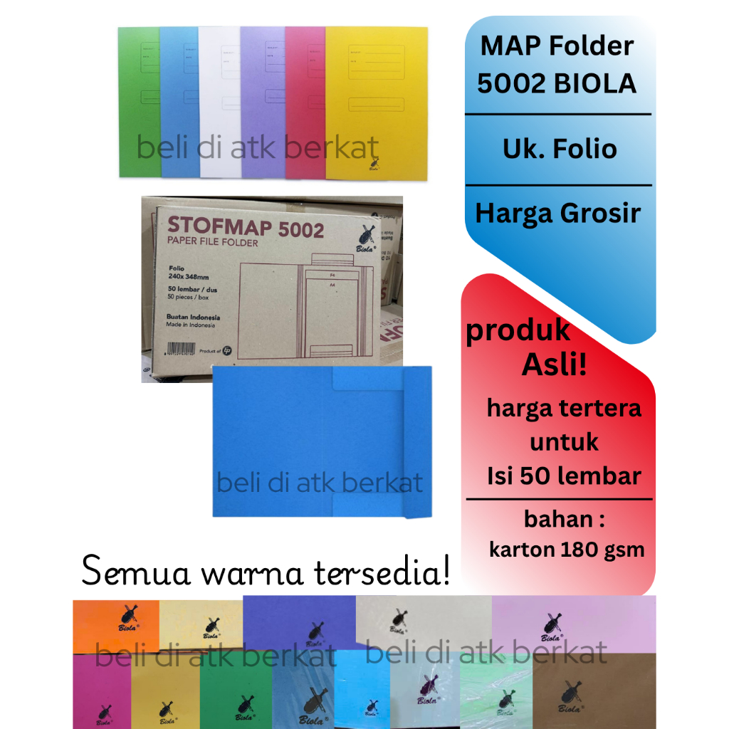 Map folder Kertas stopmap buffalo 5002 Biola