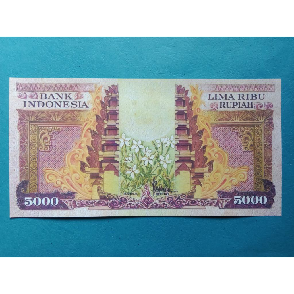 5000 Rupiah Seri Bunga (Suvenir)