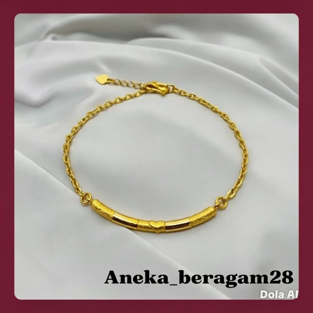 Gelang bambu bahan titanium anti karat terbaru