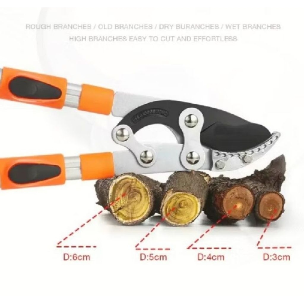 SHIIE Gunting Panjang Potong Dahan Ranting Tinggi Shear 67Cm - 94Cm Gunting Panjang Potong Dahan Ran