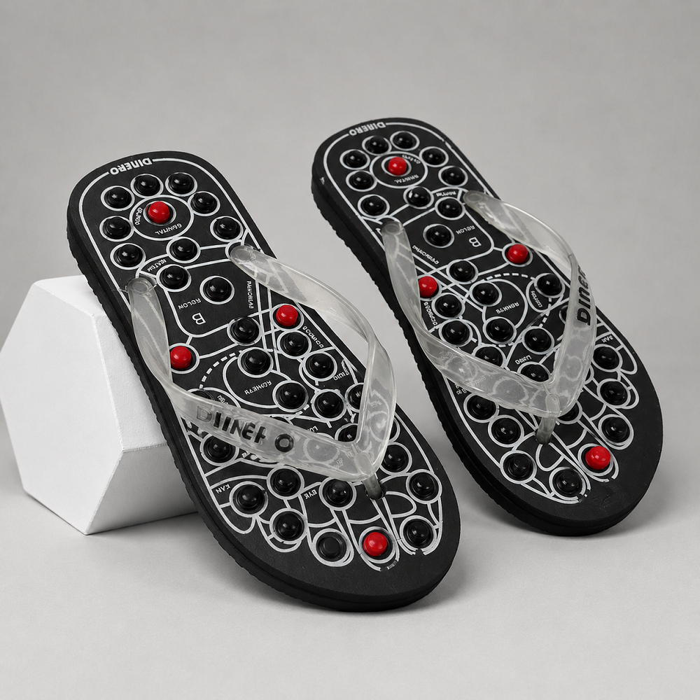 sandal Terapi Kesehatan Sandal Refleksi bahan Spon Ringan Sol Karet Anti Slip