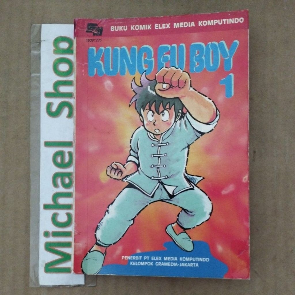Komik KungFu Boy nomer 1 Langka Kung Fu Klasik tahun 1991 Takeshi Maekawa