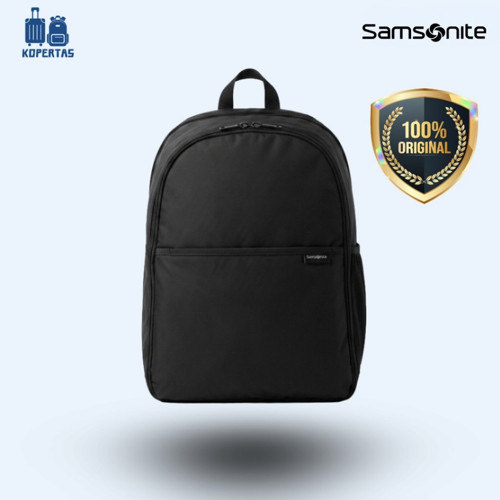 Samsonite Essentials Tas Ransel Hitam - Pria Wanita