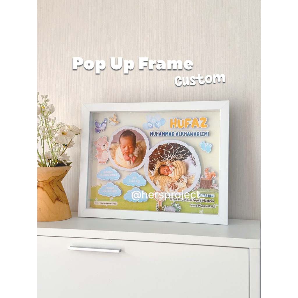 3D FRAME POP UP 30x40 CM