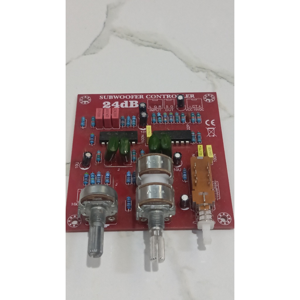 Filter Subwoofer Controller 24DB HOREG 12-15vdc Type SH-974 by Excellent