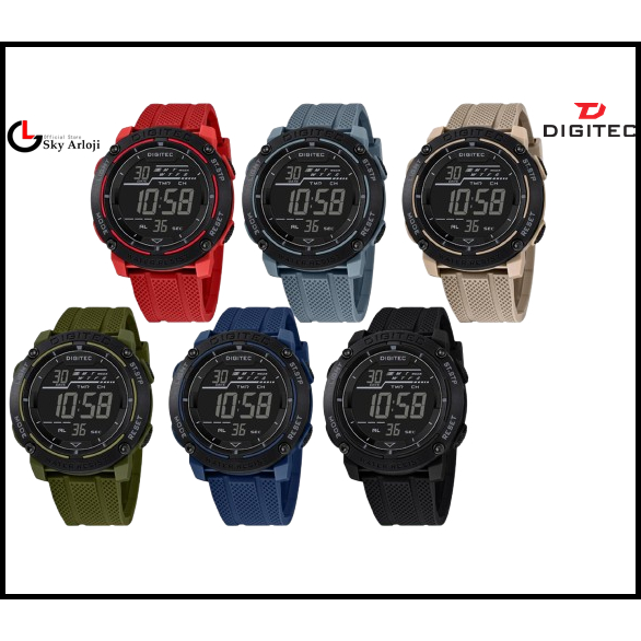 DIGITEC DG-5270T Jam Tangan Pria Digital Digitec 5270 DG5270