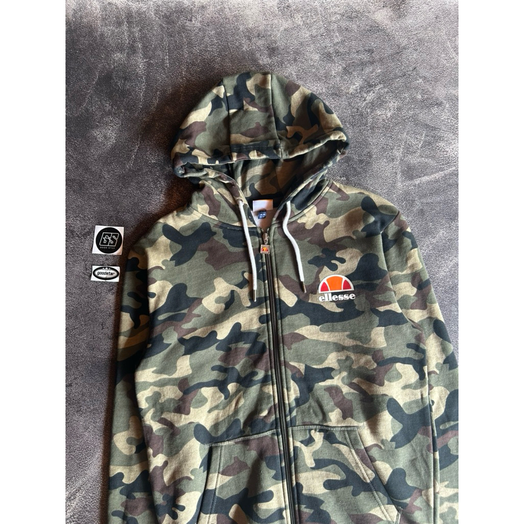 Zip hoodie ellesse camo original bnwot