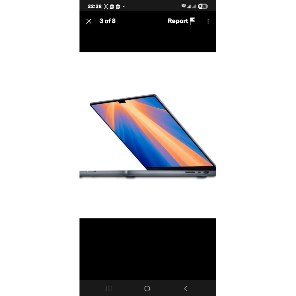 Brand New 2023 Macbook Pro A2918,M3 ,14" Screen,1Tb,8Gb,Touchbar,Mulus,Fullset with Box,Genuince AC 