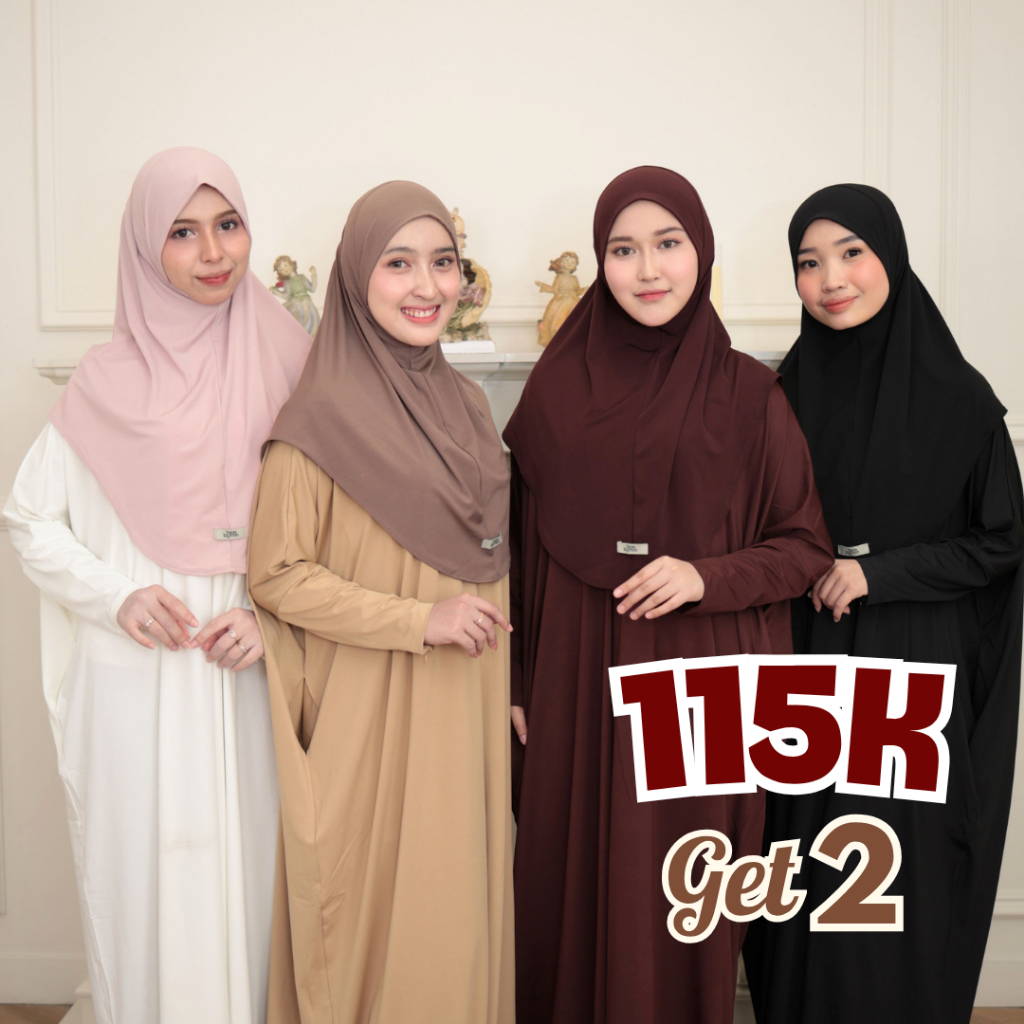 Tiebymin Aluna Bergo Syari Sport Malay