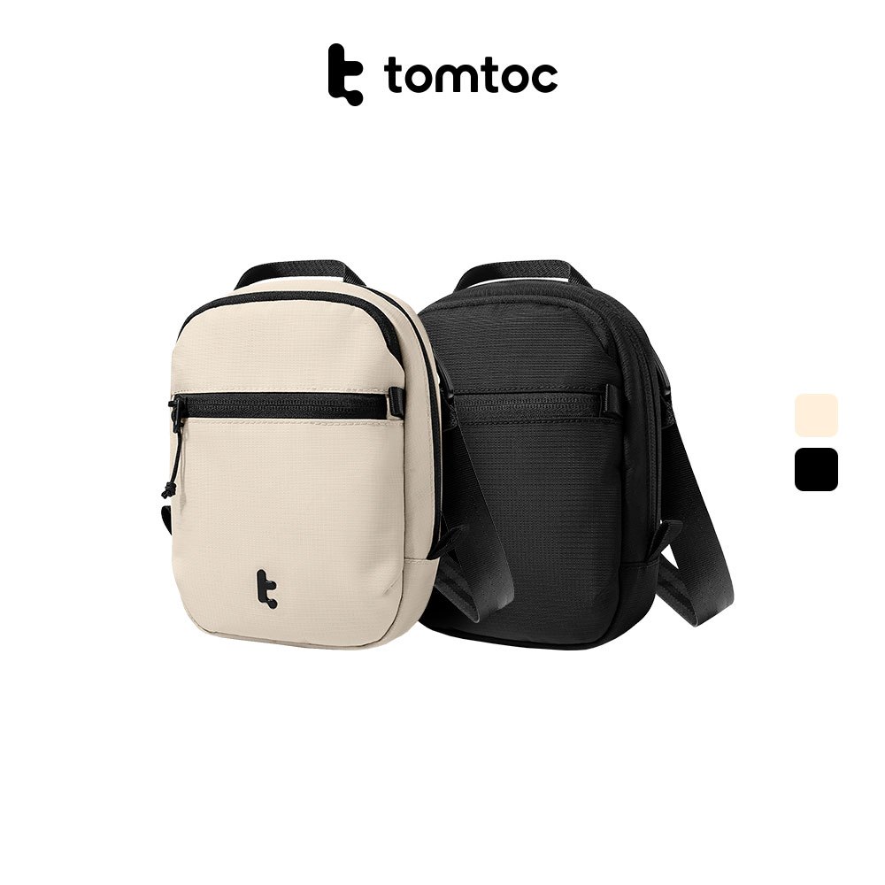 tomtoc T37 Travel Crossbody Bag RFID Protection Unisex Sling Bag Shoulder Bag - Tas Selempang Pria
