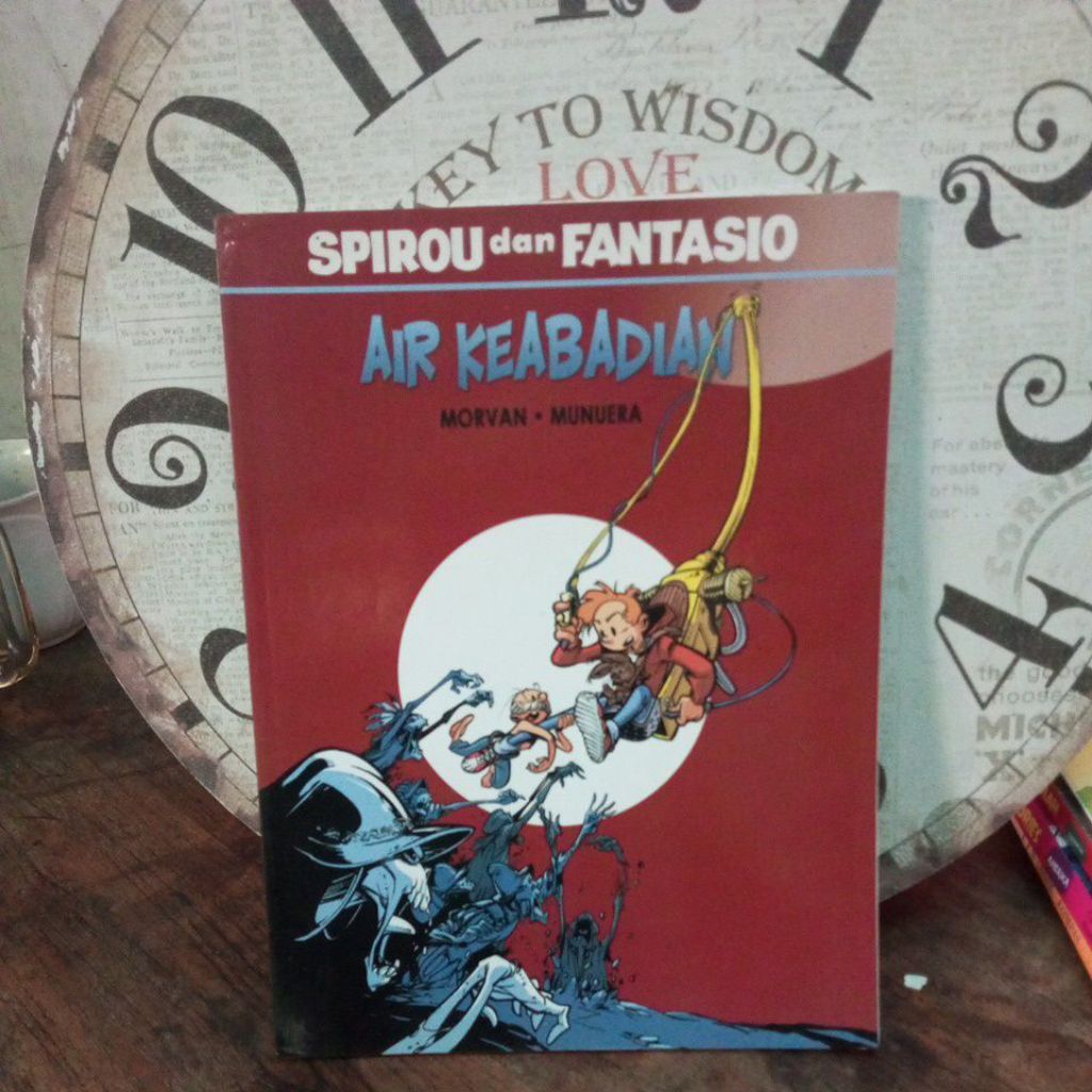 komik spirou dan fantasio , air keabadian