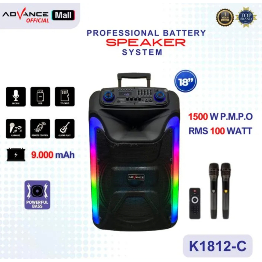 . ADVANCE SPEAKER K1812C