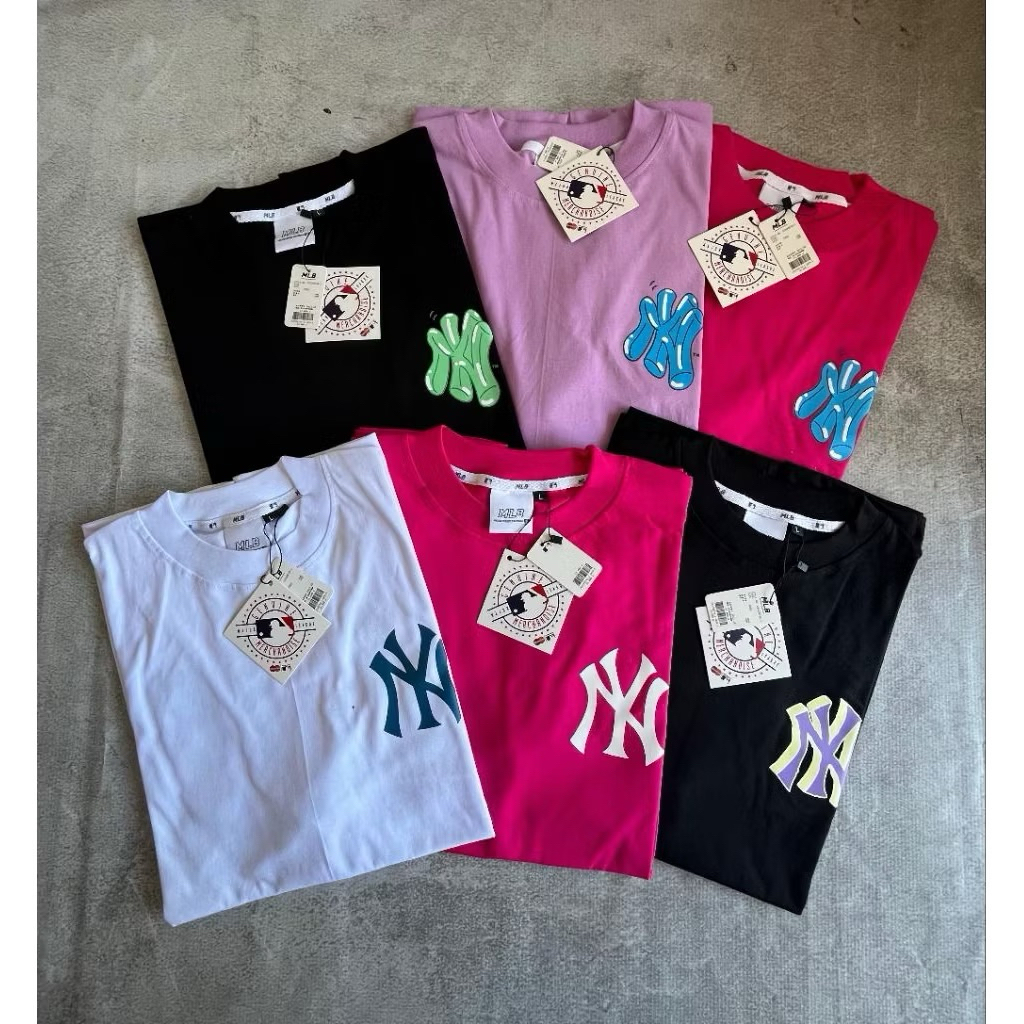 Kaos Oversize MLB Tshirt Oversize NY Kaos street retro Tshirt Branded Oversize
