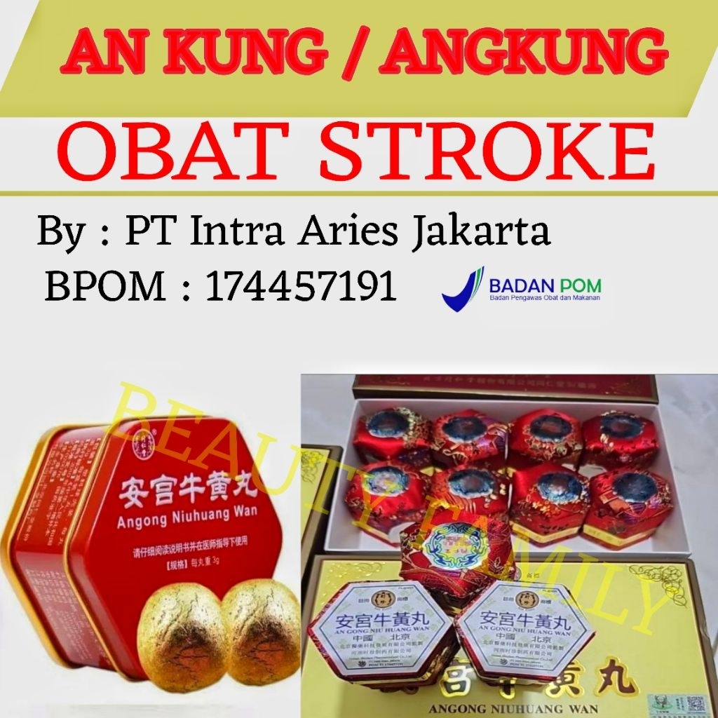BPOM ORIGINAL100% OBAT STROKE ANGKUNG / AN KUNG