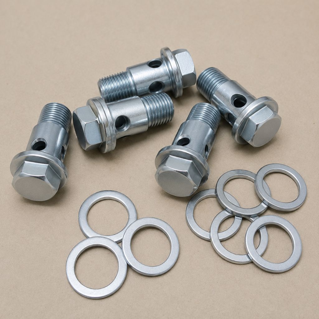Baut dan Ring Selang Oil Cooler Satria Fu Original Copotan