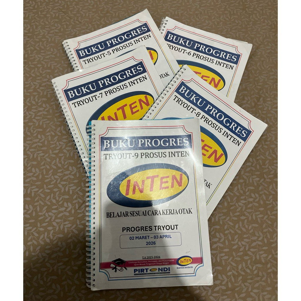 Buku Progress Inten preloved