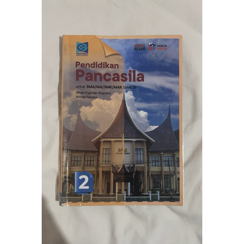preloved || buku pendidikan pancasila ppkn SMA kelas 11 grafindo kurikulum merdeka