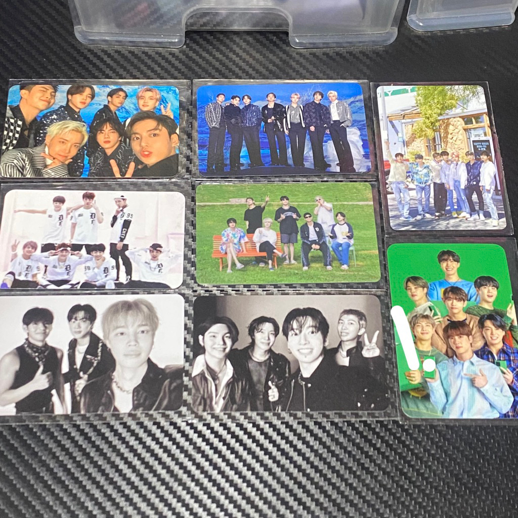 PC Photocard Group OT 7 BTS Official