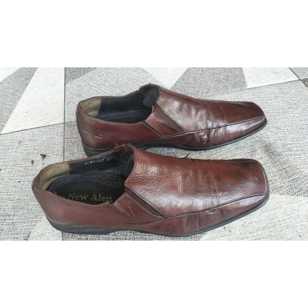 sepatu pantofel kulit renoma homme 43 second