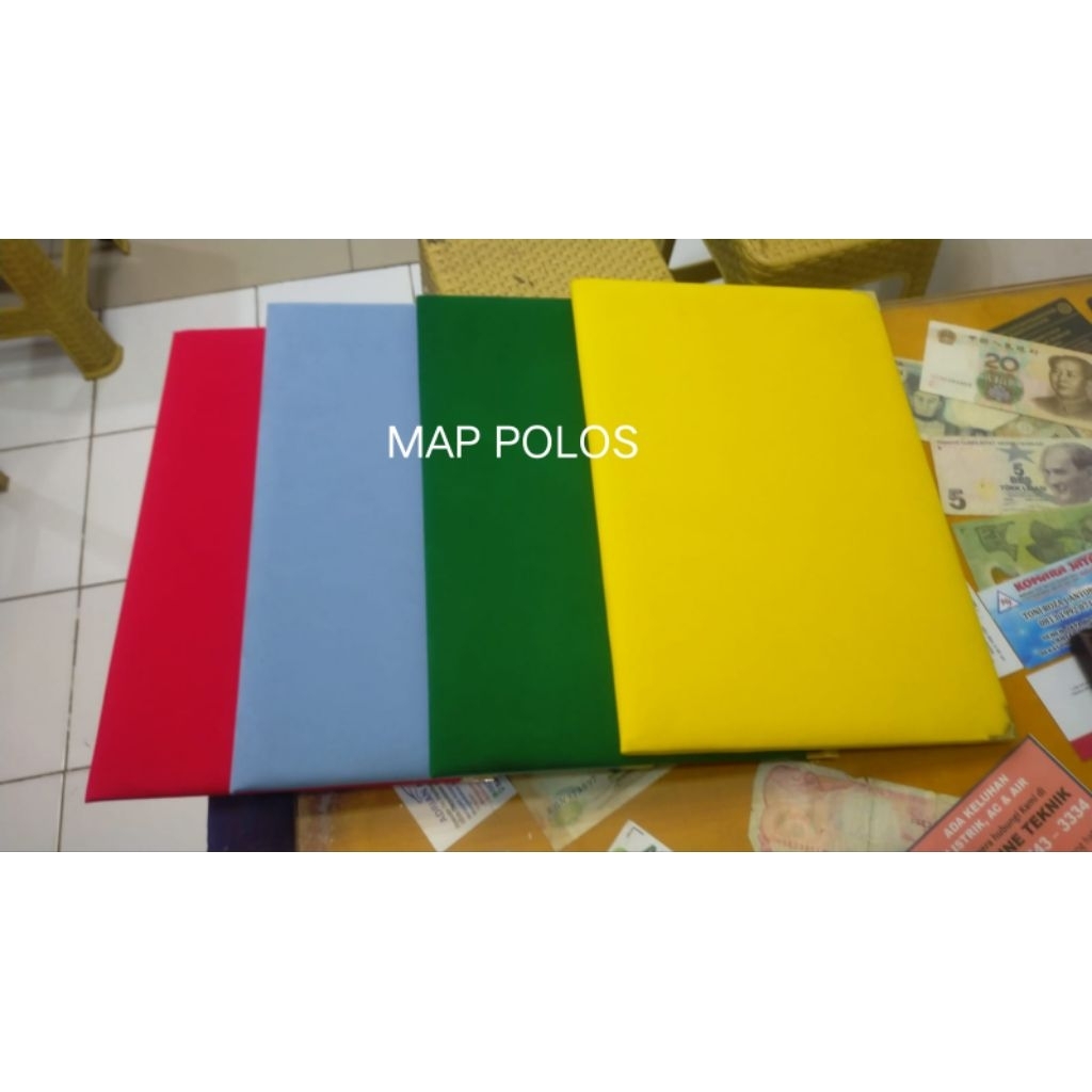 Map Beludru Bludru Upacara Sertifikat Arsip Dokumen Kantor polos