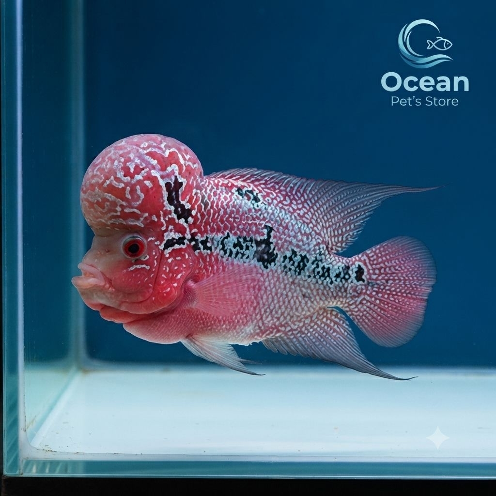 Ikan Louhan Flowerhorn SRD CENCU Hiasan Aquarium