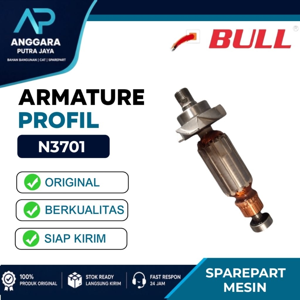 Armature/Angker Bull N3701 Mesin Profil Makita