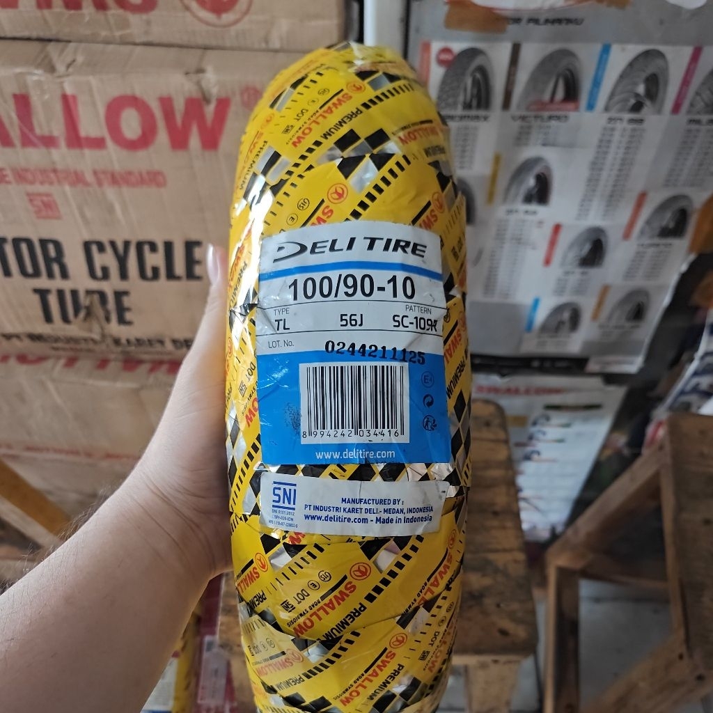 ban luar swallow tubeless 100/90-10 urban grip sc109