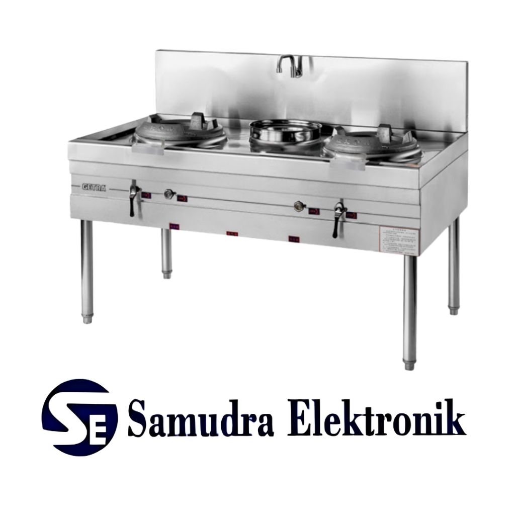 GETRA GAS KWALI RANGE STAINLESS STEEL CS-1480DX