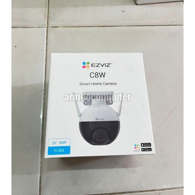 CCTV EZVIZ OUTDOOR C8C (C8W) WiFi IPCam 4MP 360View Pan/Tilt SmartColorNightVision