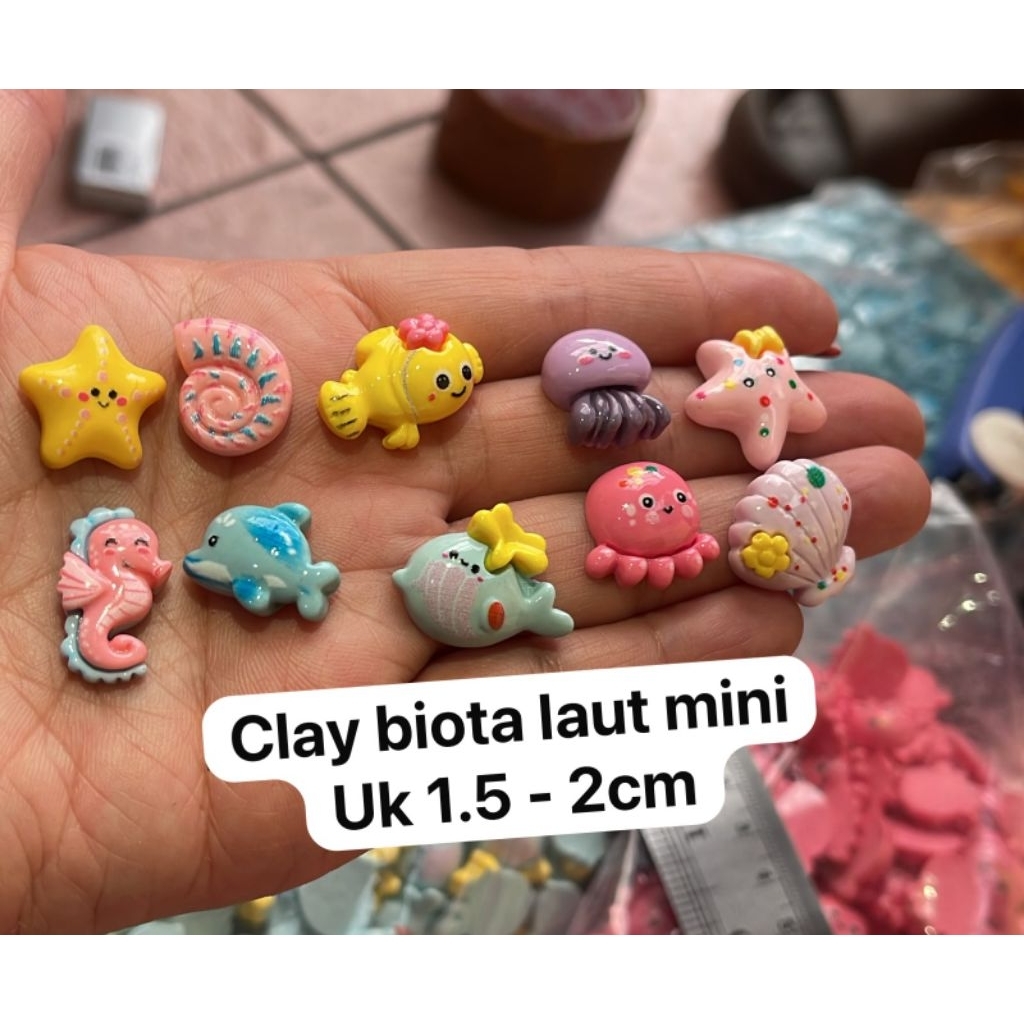CLAY KARAKTER MINI CLAY RESIN MINI PAK GROSIR