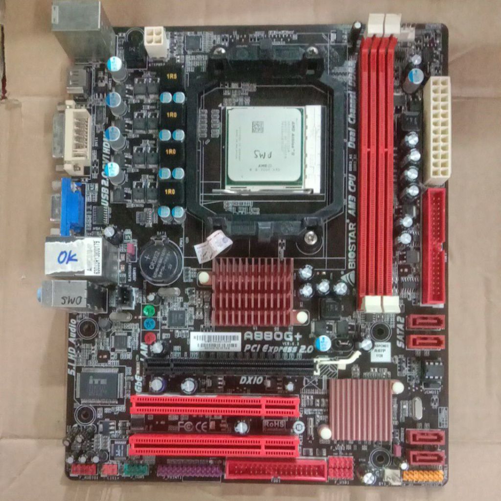 mainboard A880G+DDR 3 (AM3) Biostar