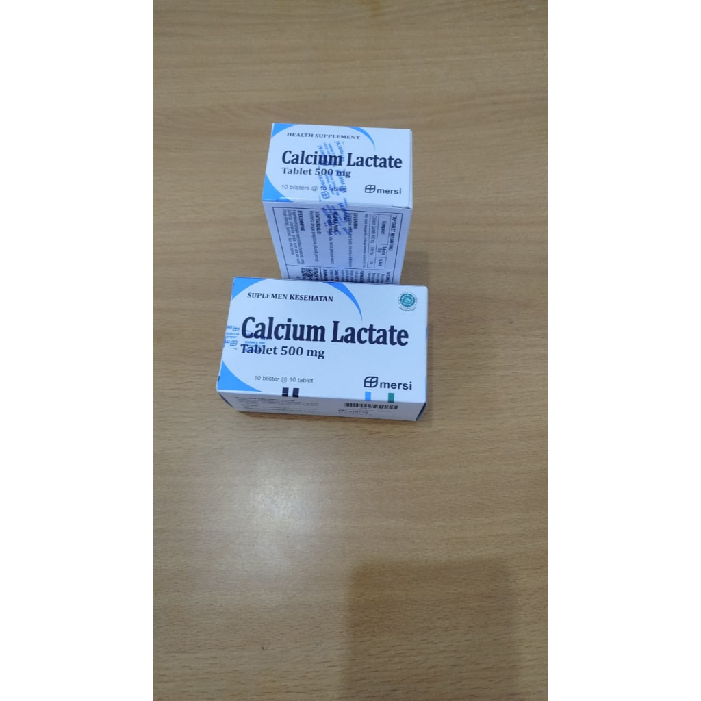 Calcium Lactate 100 Tablet - Suplemen Kalsium untuk Anak, Ibu Hamil, dan Lansia